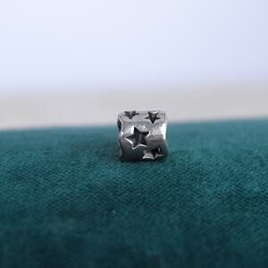 Pandora Star Barrel Spacer Bead Seeing Stars 790348 Authentic Marked Sterling